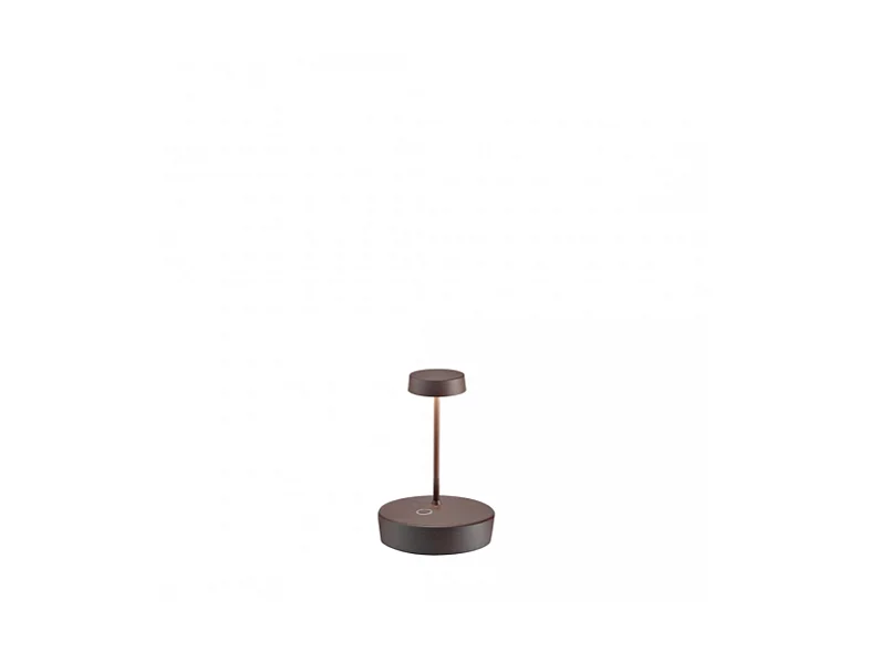 Lampa stołowa LED Zafferano Swap mini pro Corten z możliwością ładowania i ściemniania - 2200-2700-3000K 2W Aluminium IP65 4902211 - obrazek 1