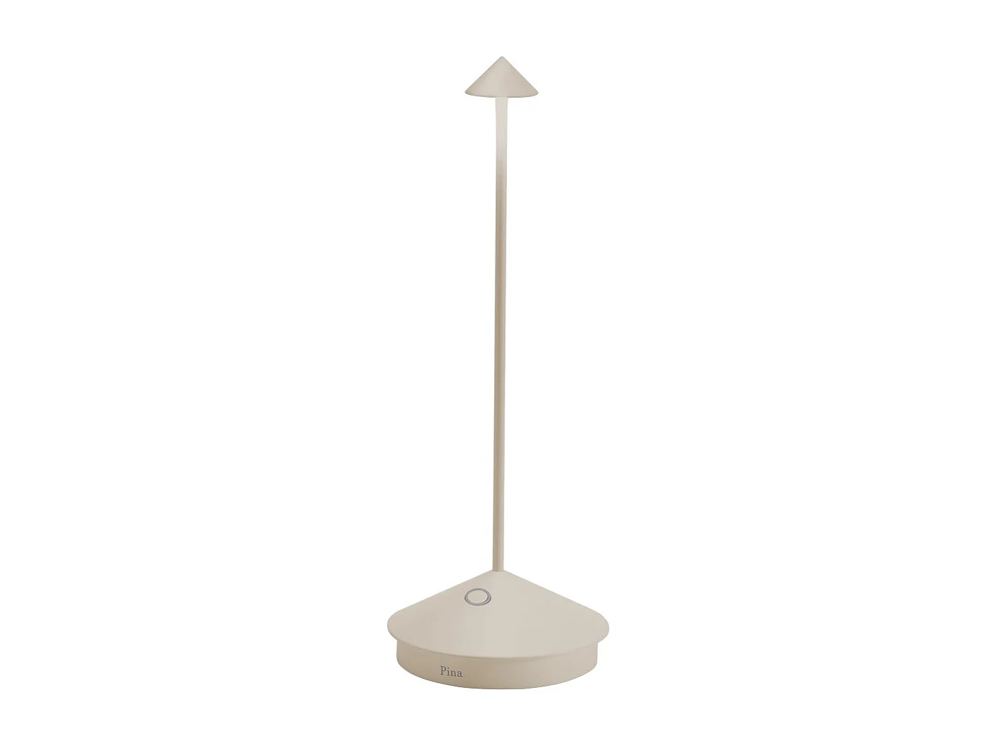 Lampa stołowa LED Pina Pro Sand, akumulatorowa i ściemnialna, bezprzewodowa, szafranowa, 2200-2700-3000 K, IP54, 12-godzinny czas pracy na baterii 4902215 - obrazek 1