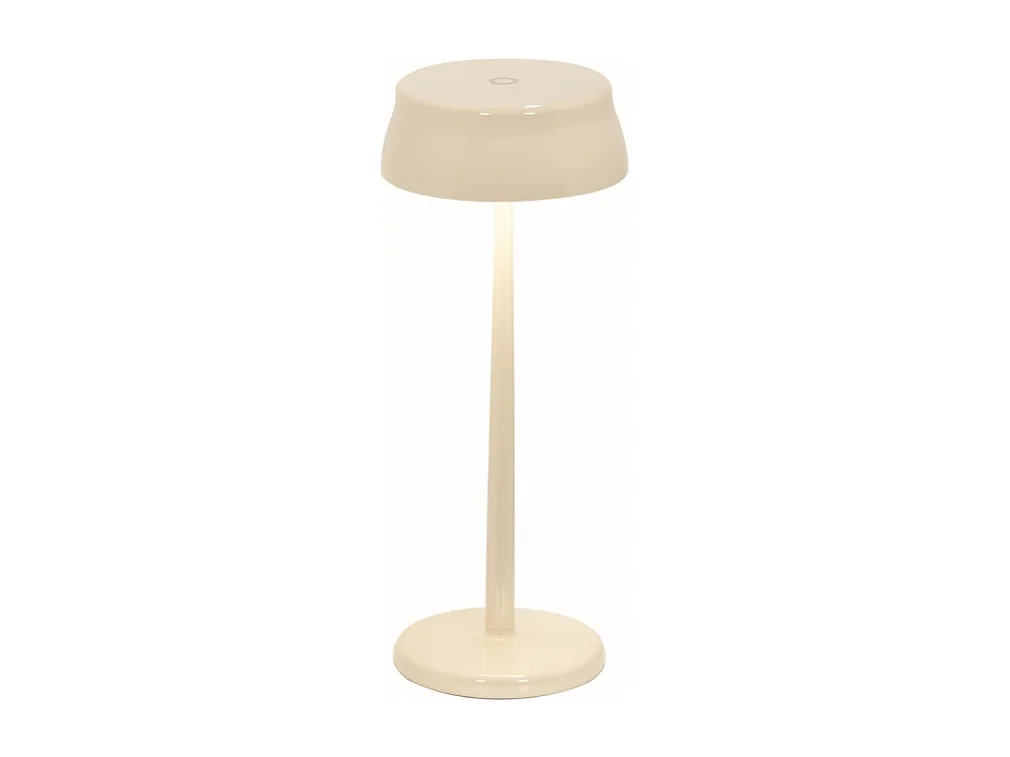 Lampa stołowa LED Zafferano Sister Light Wi-Fi Smart w kolorze kości słoniowej, ładowalna i ściemnialna - 2200-2700-3000-4000K, 3,2W, wys 33 cm 4902216 - obrazek 1