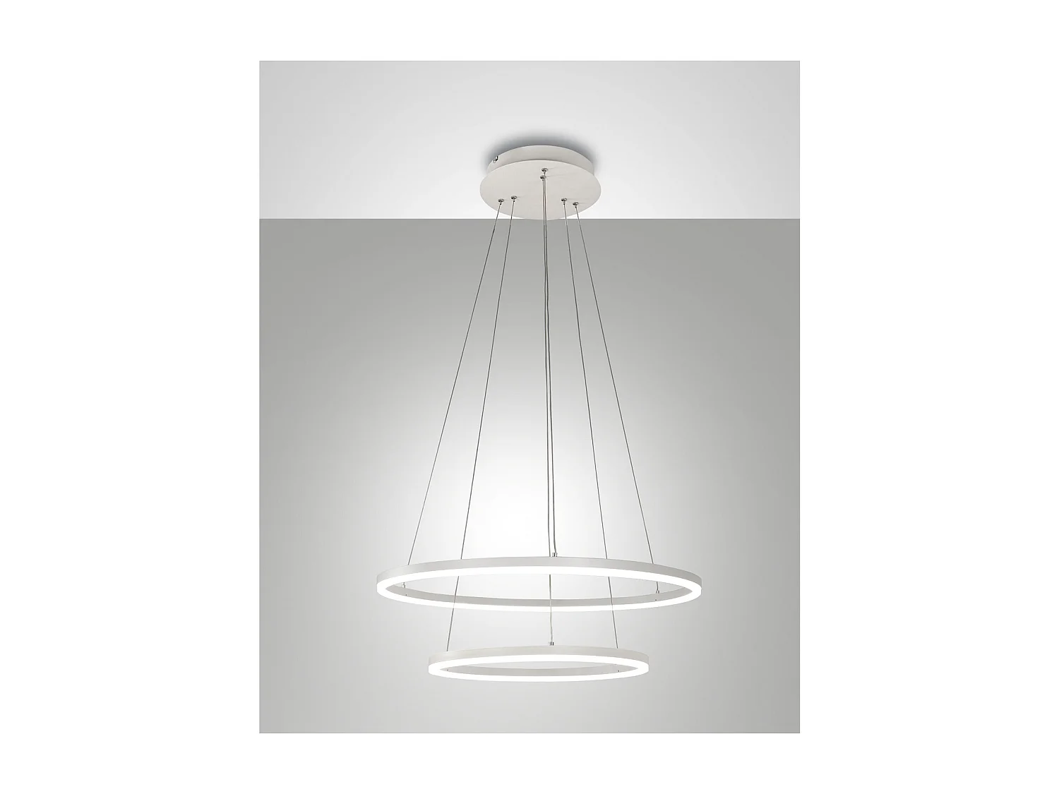 Lampa wisząca LED GIOTTO 52W biała 3508-45-102 Fabas Luce 4902340 - obrazek 1