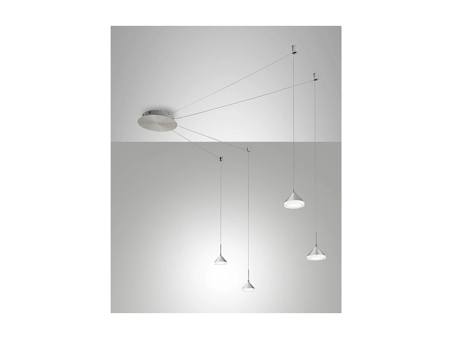 Lampa wisząca LED Isabella z metalu i metakrylanu 3410-49-212 firmy Fabas Luce 4902356 - obrazek 1