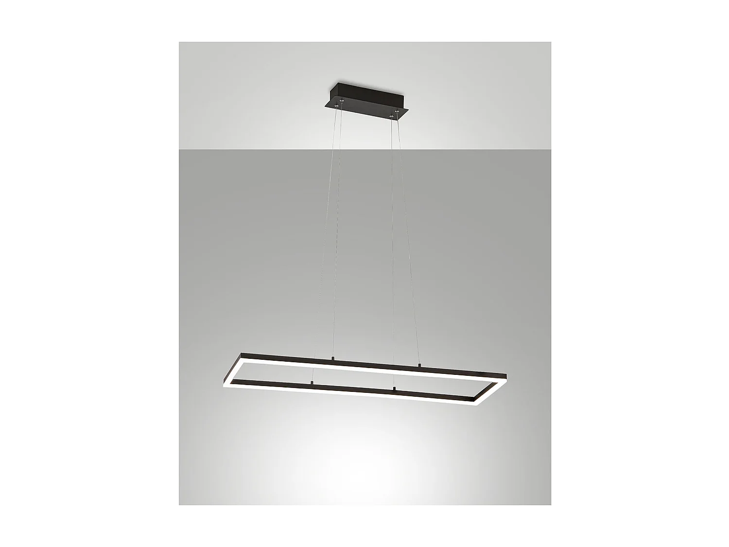 Lampa sufitowa wisząca LED Bard 52W czarna 3394-45-101 Fabas Luce 4902372