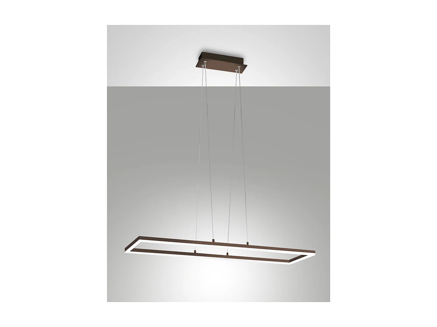 Lampa sufitowa LED Bard 52W Corten 3394-45-361 Fabas Luce 4902376