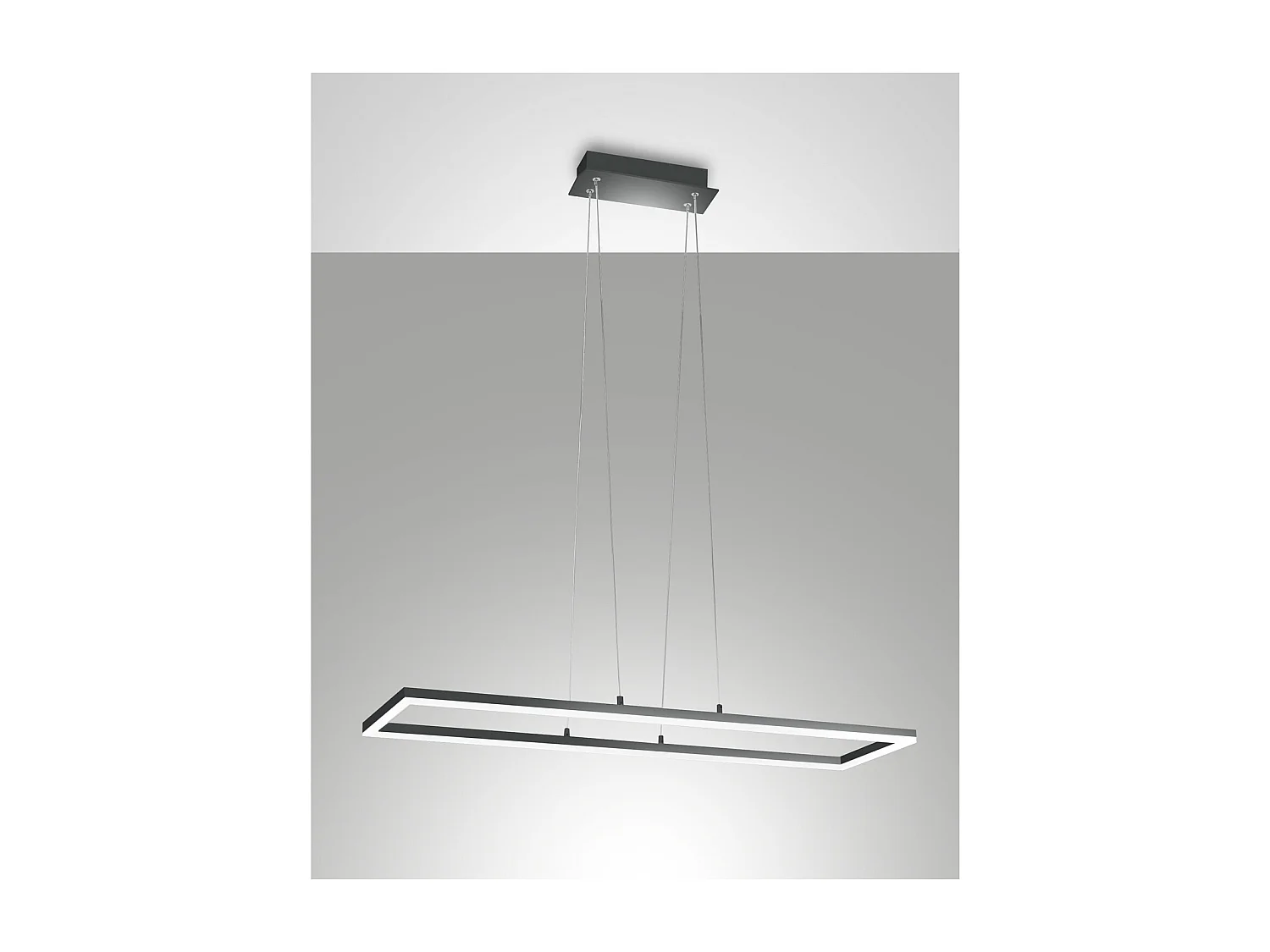Lampa sufitowa wisząca LED BARD 52W Antracyt 3394-43-282 Fabas Luce 4902375 - obrazek 1