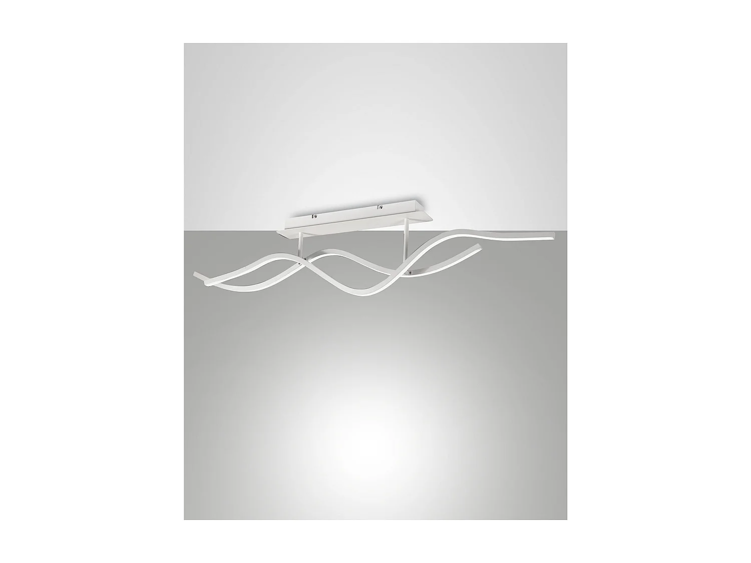 Lampa sufitowa wisząca LED Sinuo 36W, biała, 3666-65-102 firmy Fabas Luce 4902395 - obrazek 1
