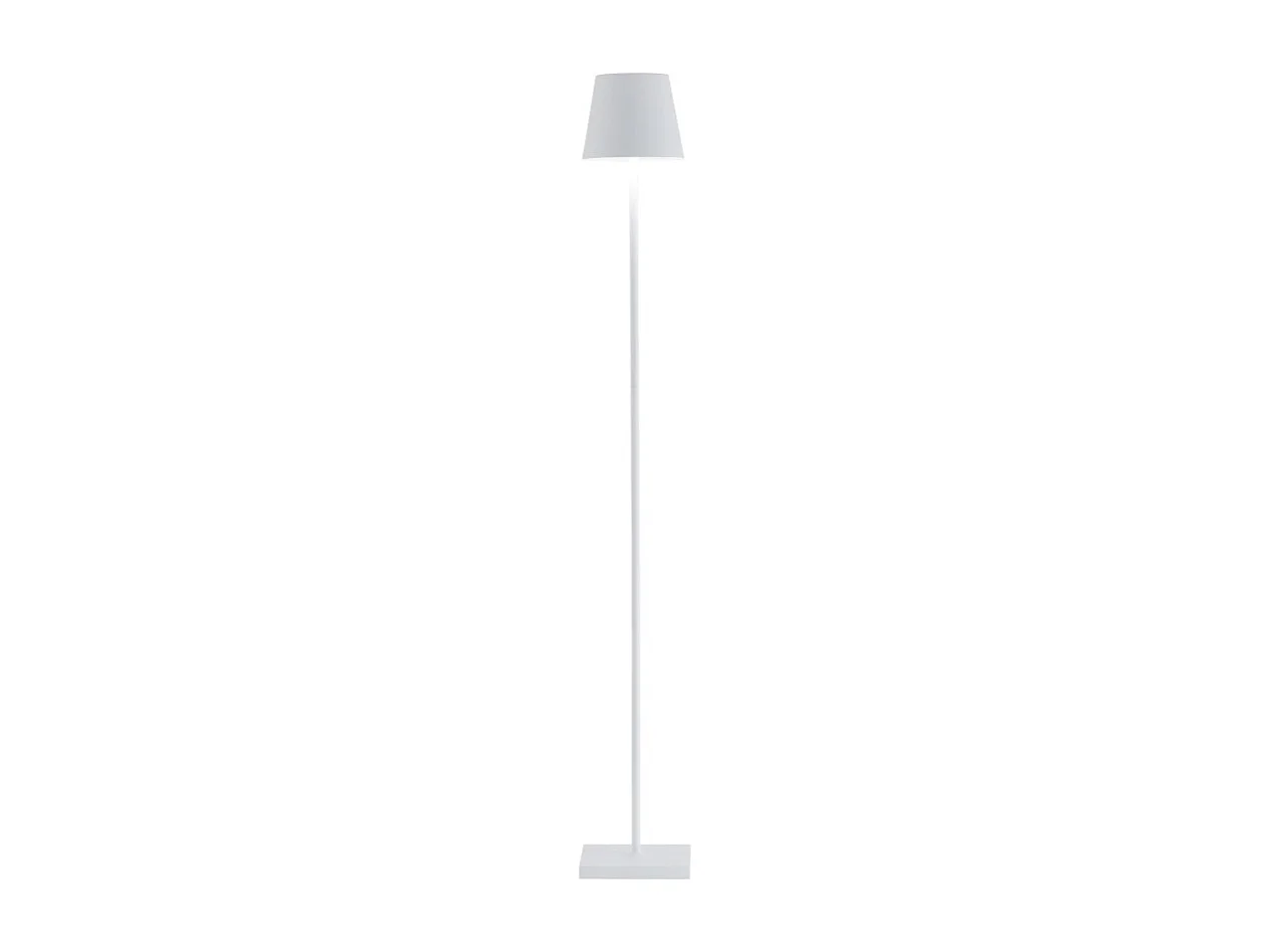 Lampa LED Zafferano Poldina Pro L, ładowalna i ściemnialna, biała, z czasem pracy na baterii do 12 godzin - 2200-2700-3000K, 3 wysokości: 52-87-122 cm 4902788 - obrazek 1