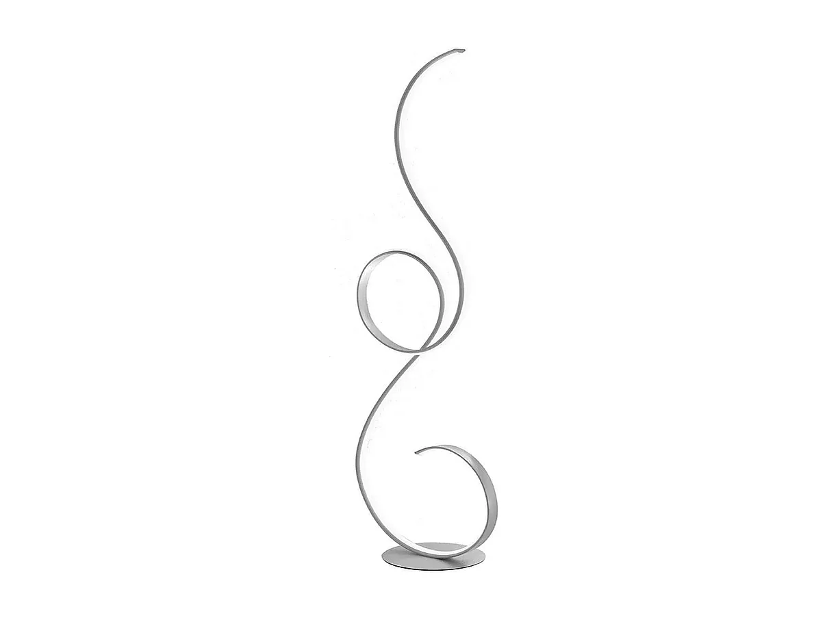 Lampa podłogowa Flok LED firmy Ondaluce 44 W 4400 lm 3000 K wys. 157 cm, ściemnialna, biała 4074168 - obrazek 1