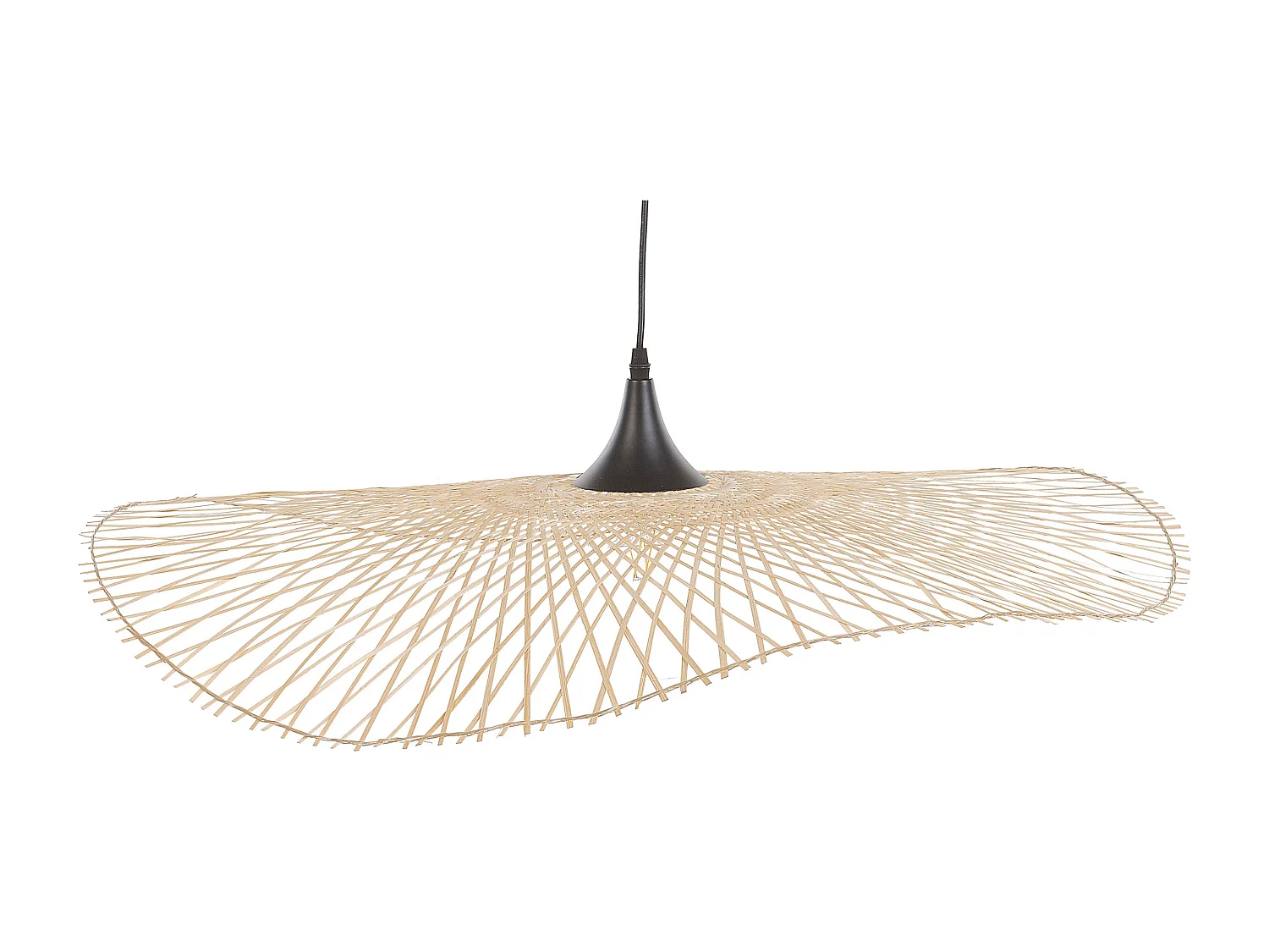 Lampa wisząca FLOYD Drewno bambusowe Jasnobrązowy 151567 - obrazek 1
