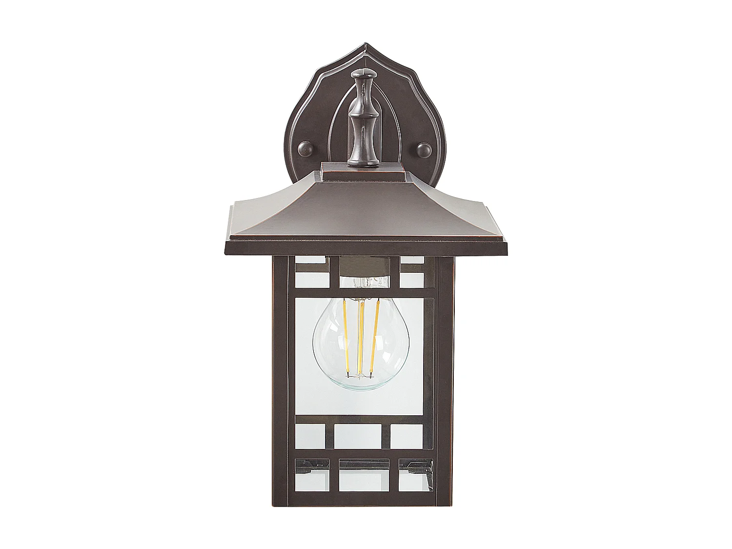 Lampa ścienna ogrodowa HERIOT Czarny 2420973 - obrazek 1