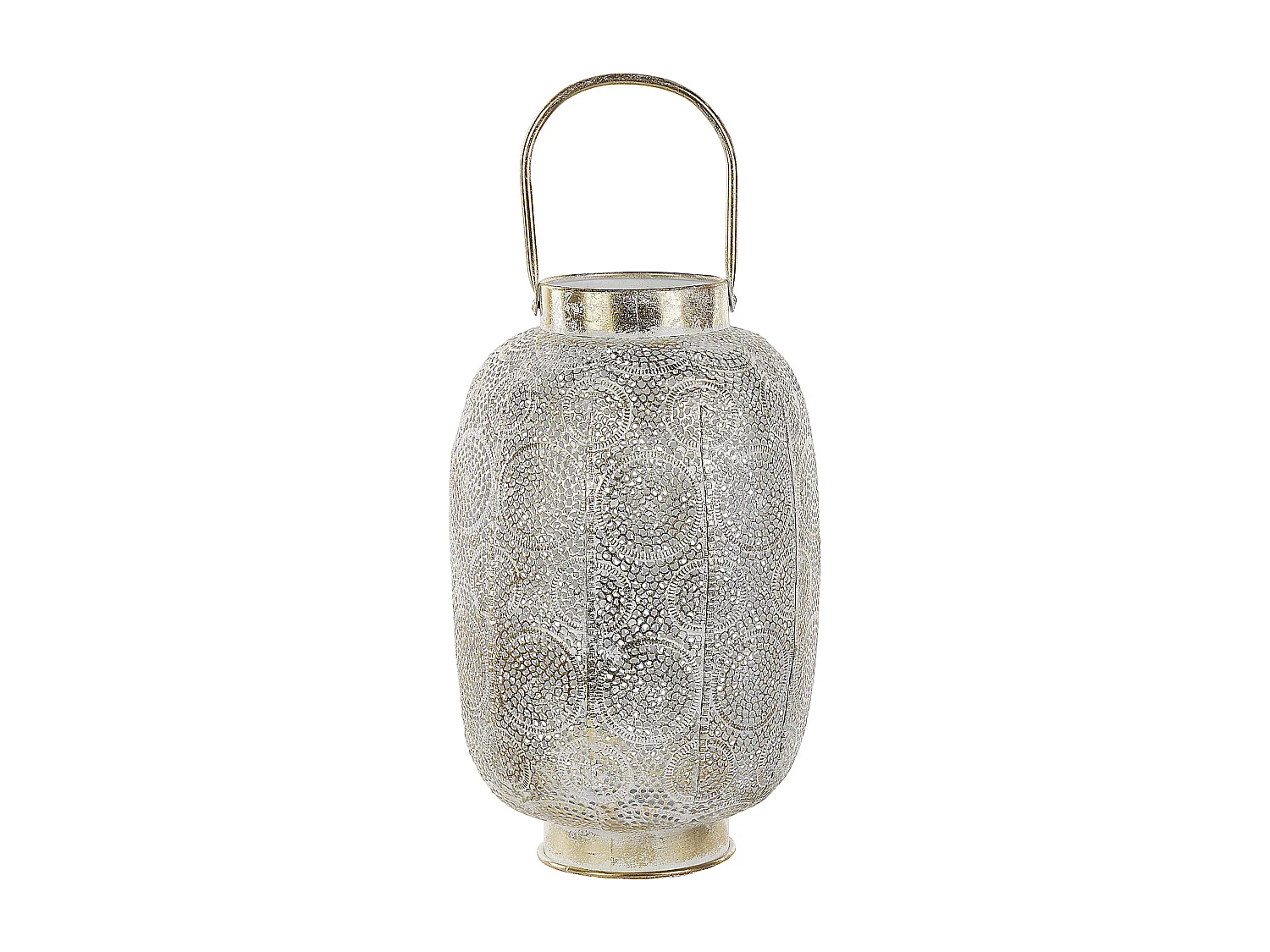 Lampion LANTAU Metal 40 cm Złoty 150897 - obrazek 1