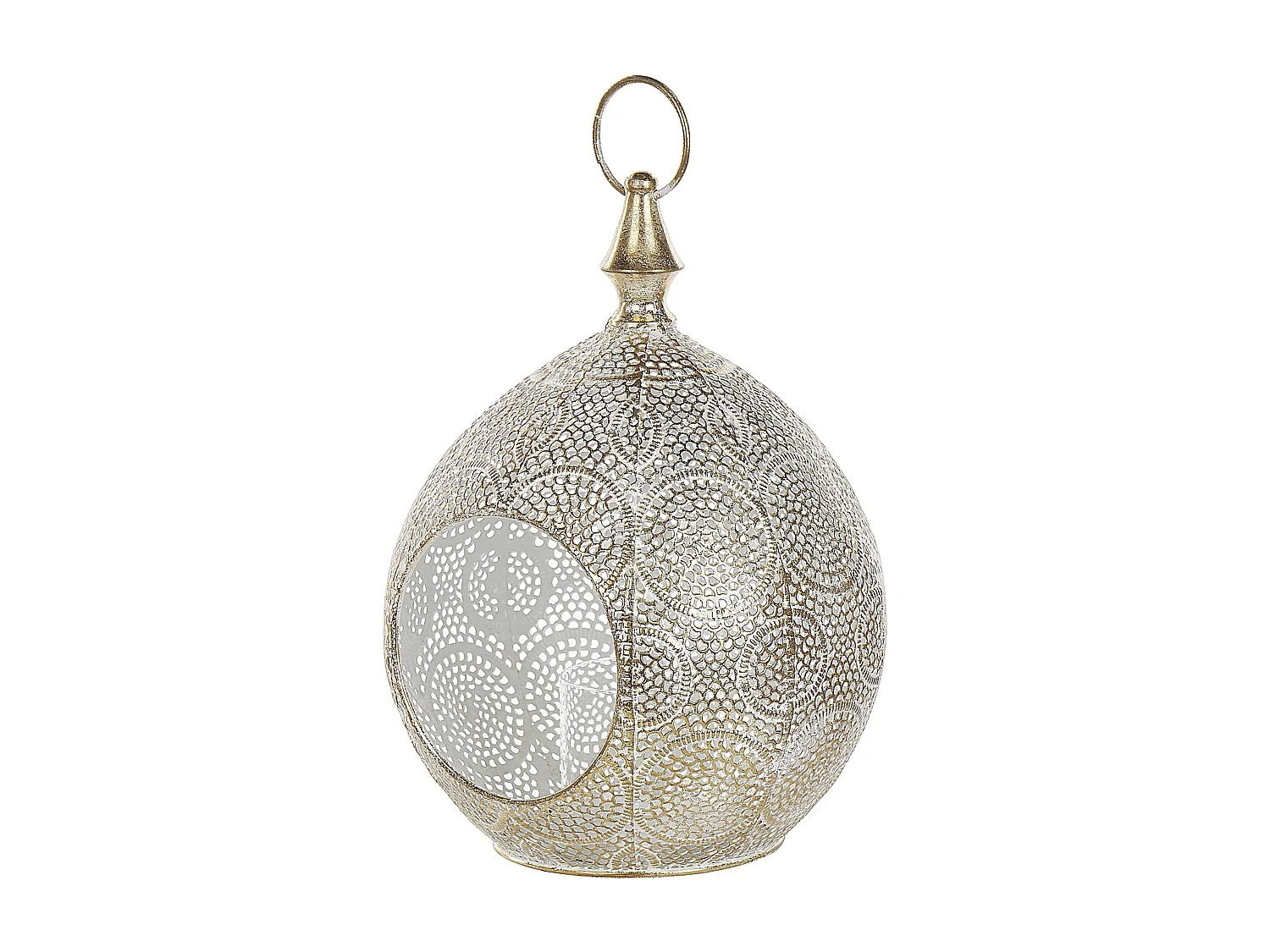 Lampion LAESO Metal 33 cm Złoty 150943 - obrazek 1