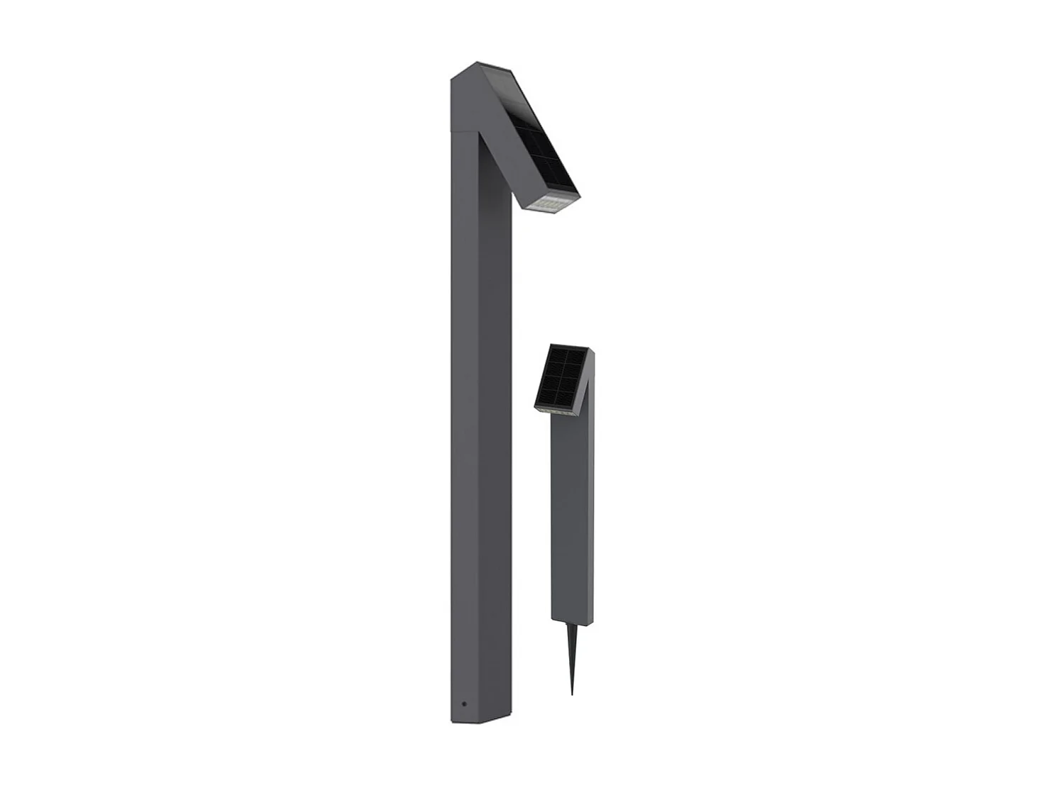 Lampa ogrodowa LED solarna IP65, 500 lm, z drążkiem i czujnikiem zmierzchu - 3000 K 4929727 - obrazek 1