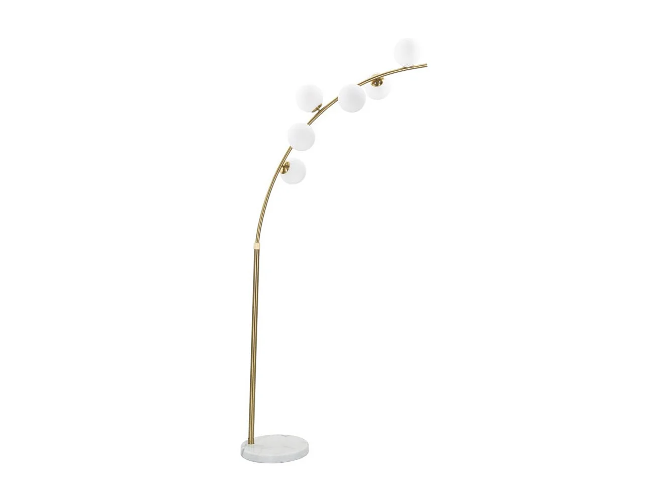 Glamy Arc Lampa Podłogowa 6 Świateł Cm 130X45X220-246 3769987