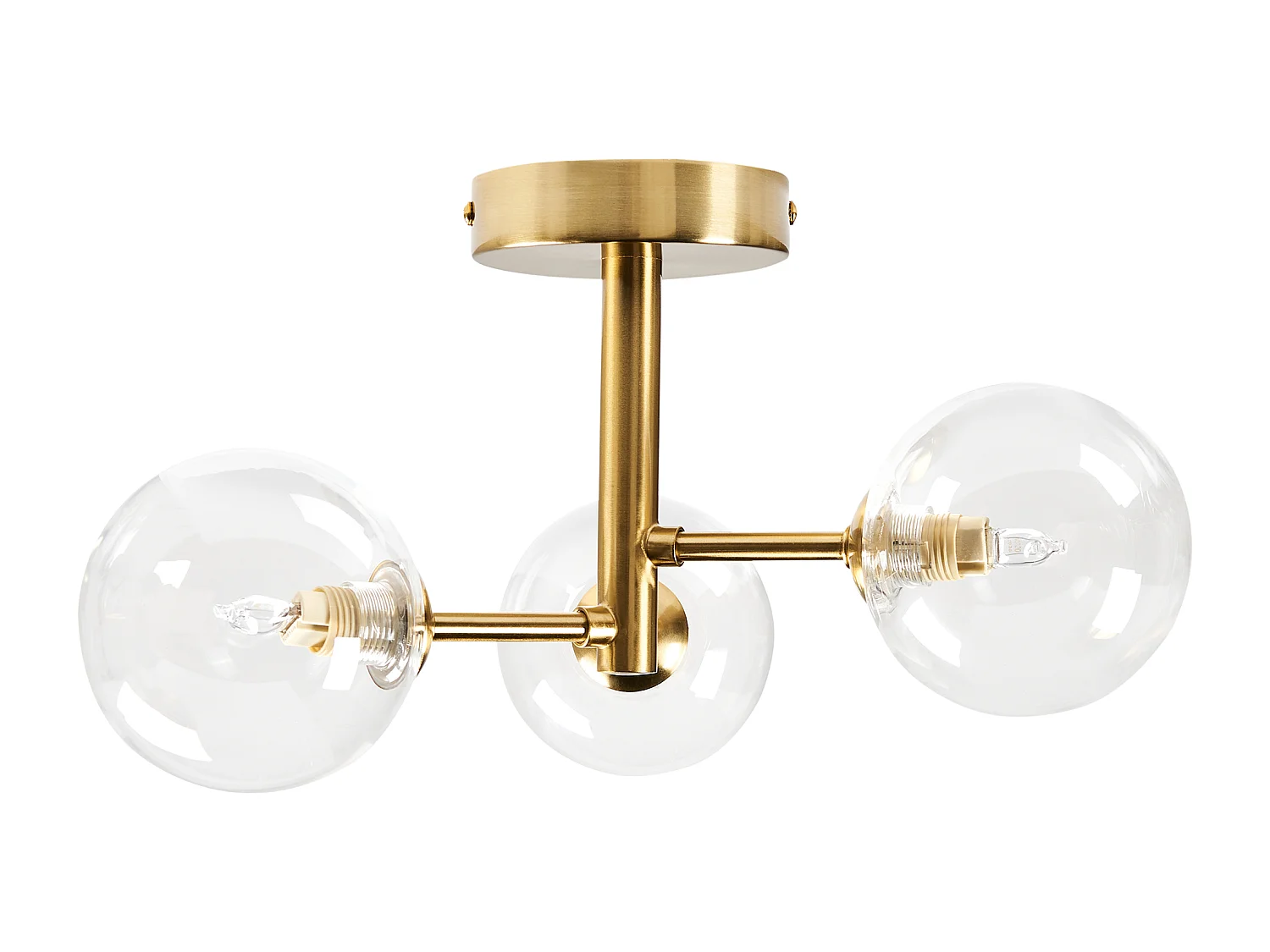Lampa sufitowa MARICAO Szkło Mosiężny 3906772 - obrazek 1