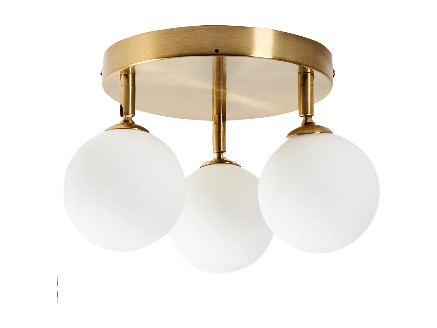 Lampa sufitowa MAVILLA Szkło Mosiężny 3906771