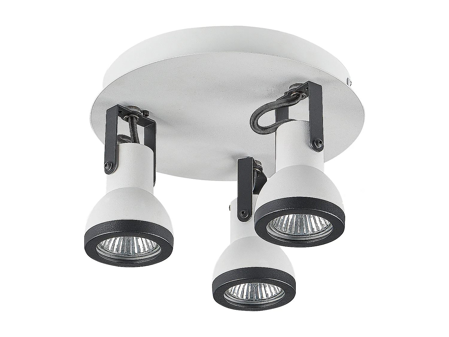 Lampa spot 3-punktowa BARO Regulowana Metal Biały 416839 - obrazek 1