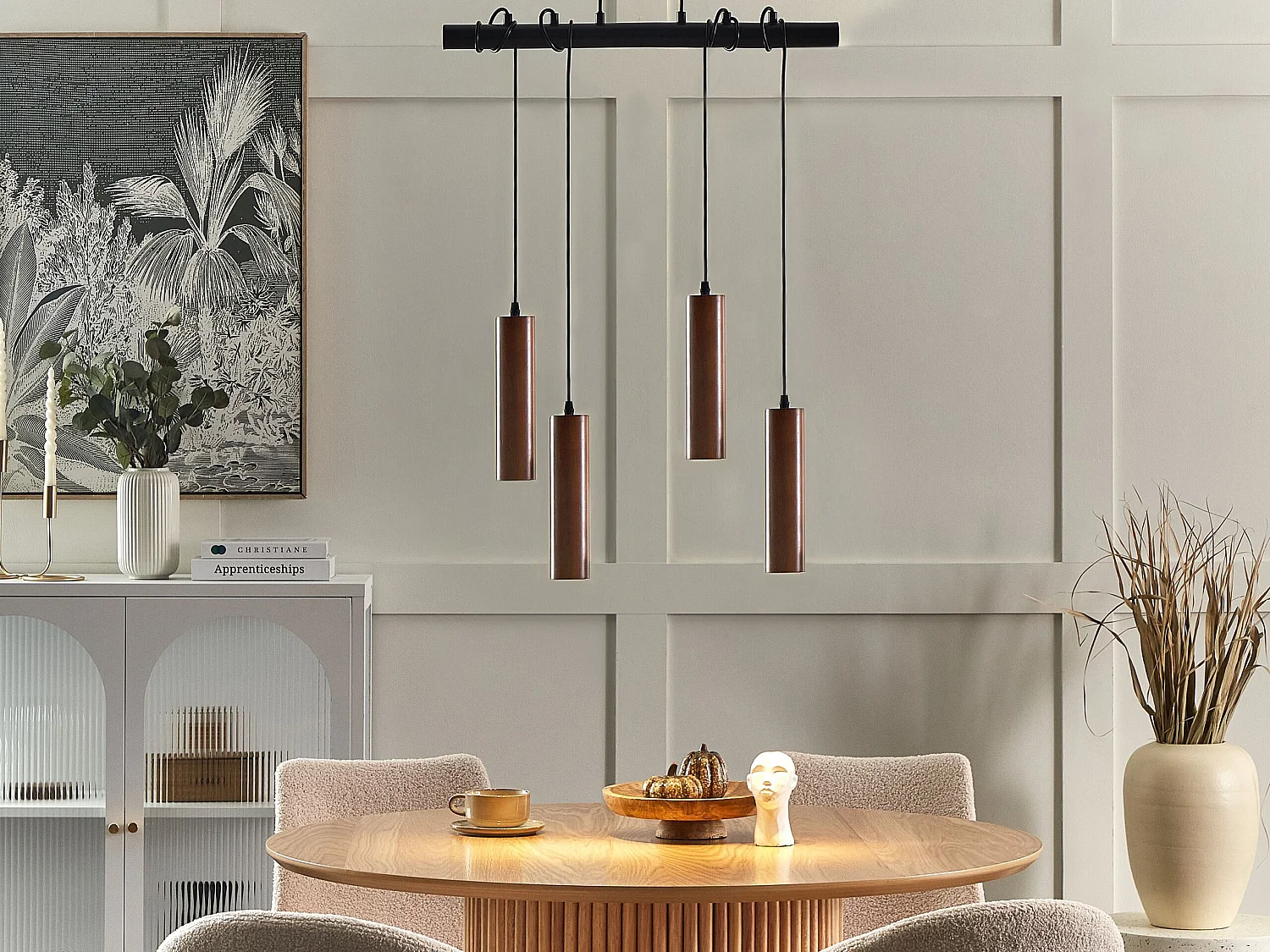 Lampa wisząca TUTAKI Metal Czarny 1673425 - obrazek 1