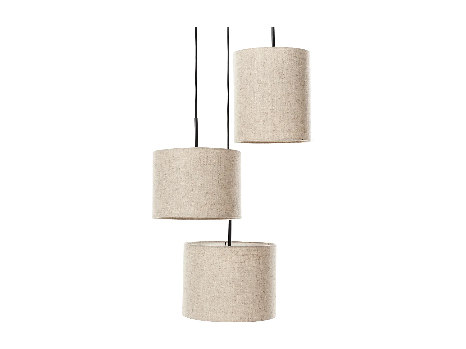Lampa wisząca PARGUAZA Len Jasnobeżowy 3794689 - obrazek 1