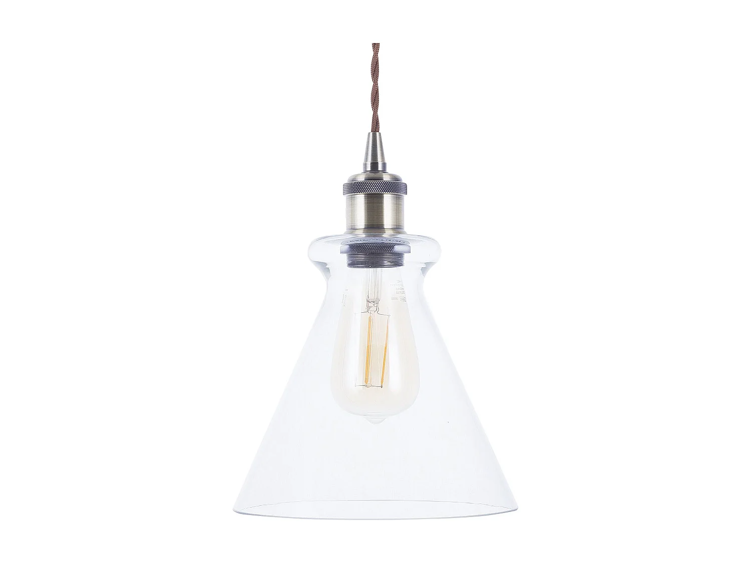 Lampa wisząca BERGANTES Szkło Przezroczysty 151327 - obrazek 1