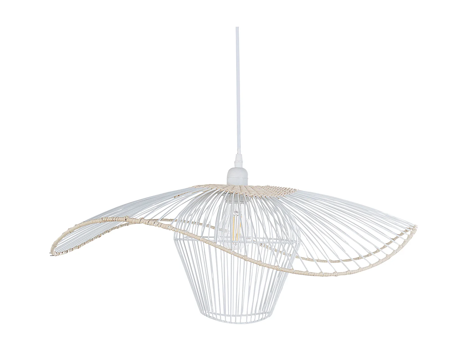 Lampa wisząca LUNGA Metal Biały 3189398 - obrazek 1