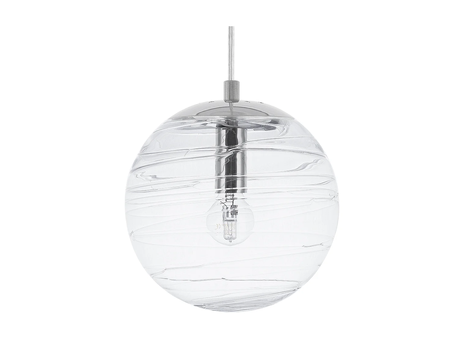 Lampa wisząca MIRNA Szkło Przezroczysty 151475 - obrazek 1