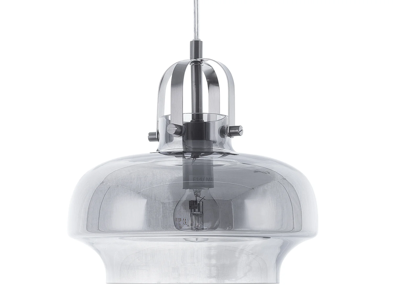 Lampa wisząca WILTZ Szkło Jasnoszary 151405 - obrazek 1