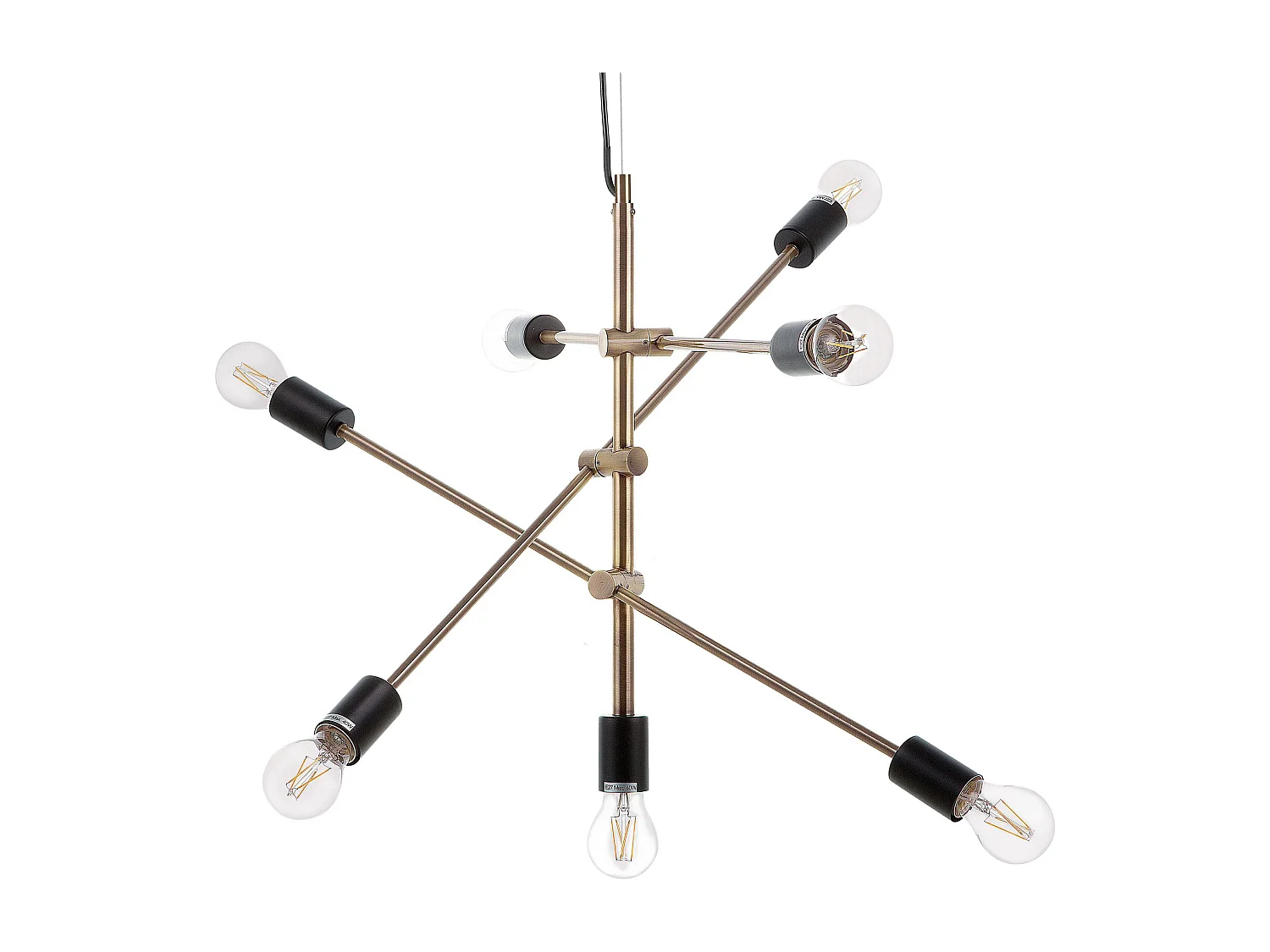 Lampa wisząca CREMERA Metal Mosiężny 151535 - obrazek 1