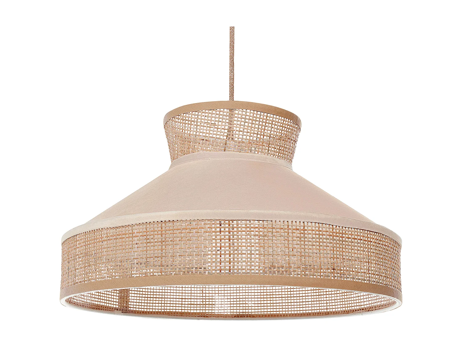 Lampa wisząca BATALI Rattan Beżowy 1966405 - obrazek 1