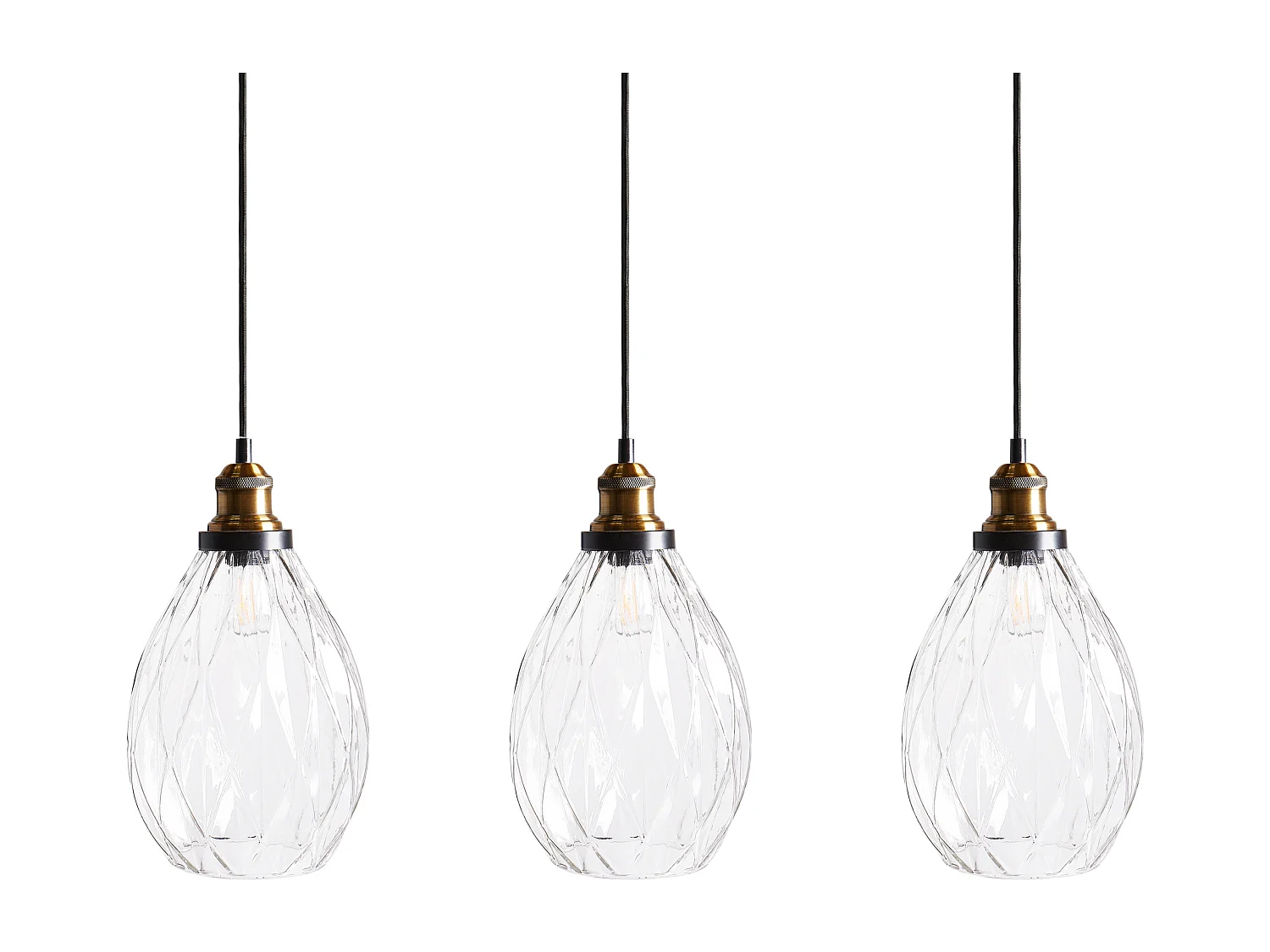 Lampa wisząca COOSA Szkło Przezroczysty 3686732 - obrazek 1