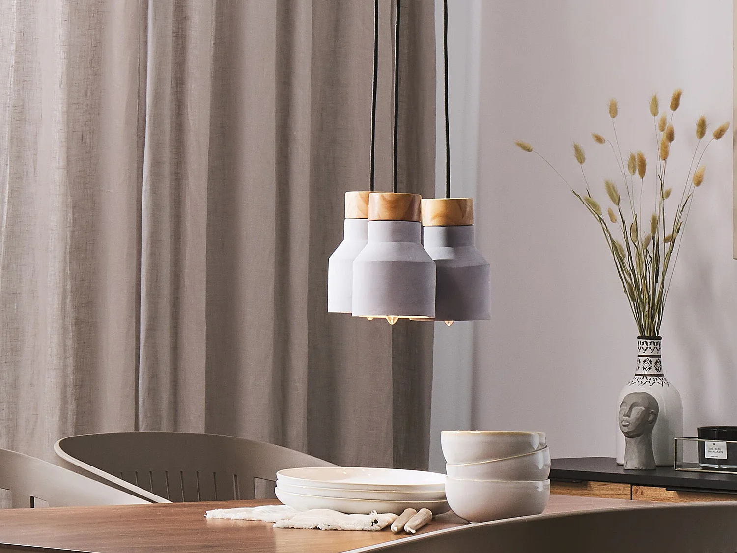 Lampa wisząca BAHT Beton Szary 151765 - obrazek 1