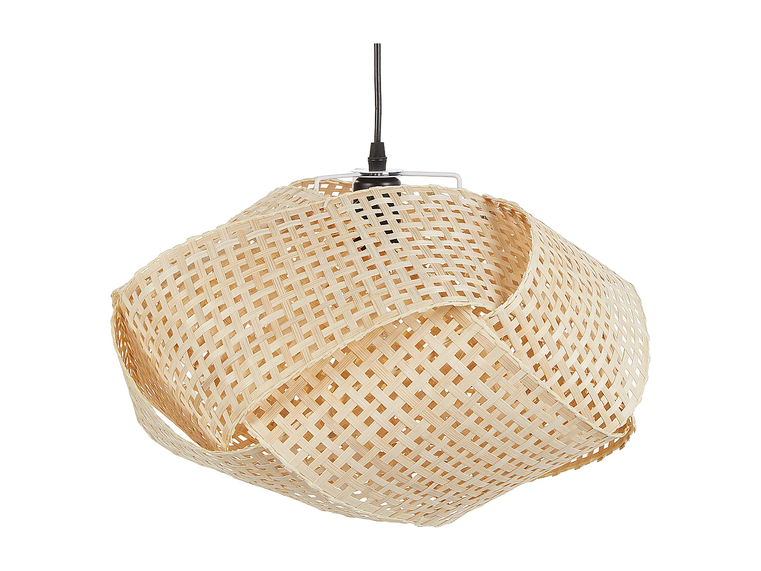 Lampa wisząca HALIL Drewno bambusowe Beżowy 3460877 - obrazek 1