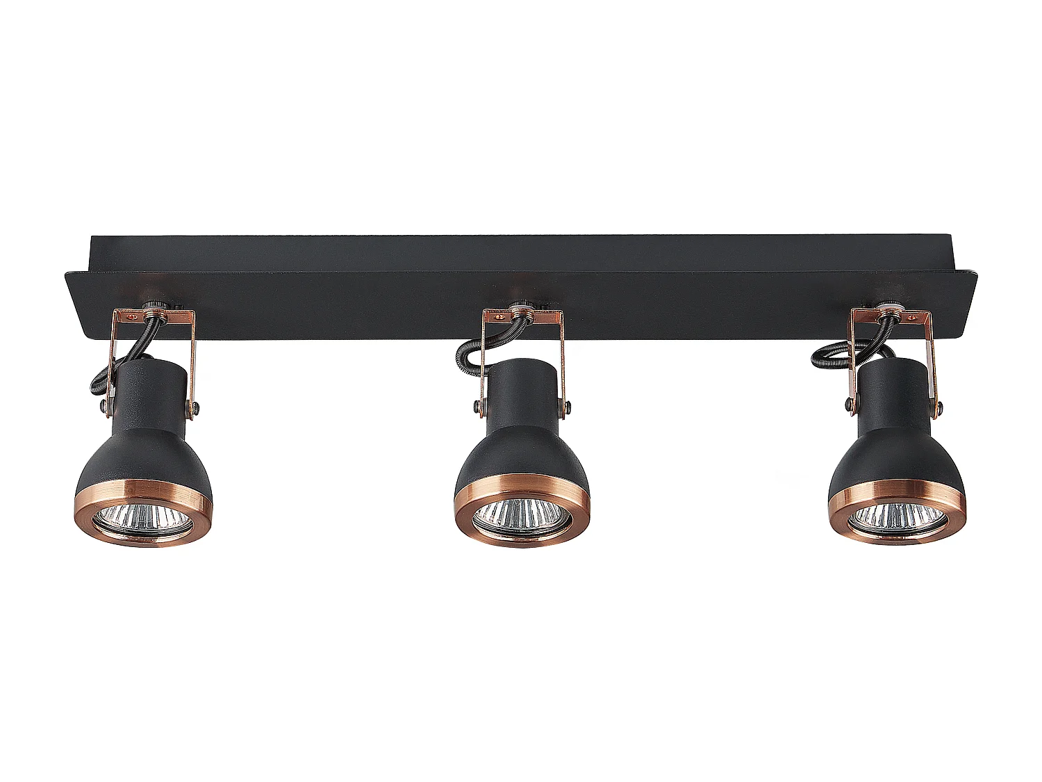 Lampa spot 3-punktowa BARO Regulowana Metal Czarny 416853 - obrazek 1