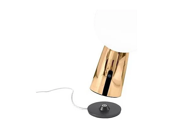 Lampa stołowa Olimpia Pro w błyszczącym złocie, akumulatorowa i ściemnialna 3037750 - obrazek 1