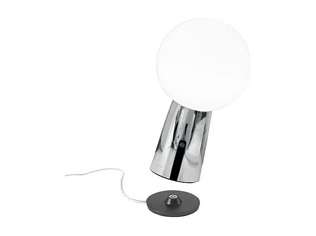 Lampa stołowa Olimpia Pro w polerowanym chromie, akumulatorowa i ściemnialna 3037763 - obrazek 1