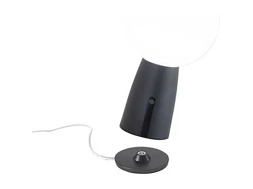 Lampa stołowa Olimpia Pro, ciemnoszara, akumulatorowa i ściemnialna 3037781