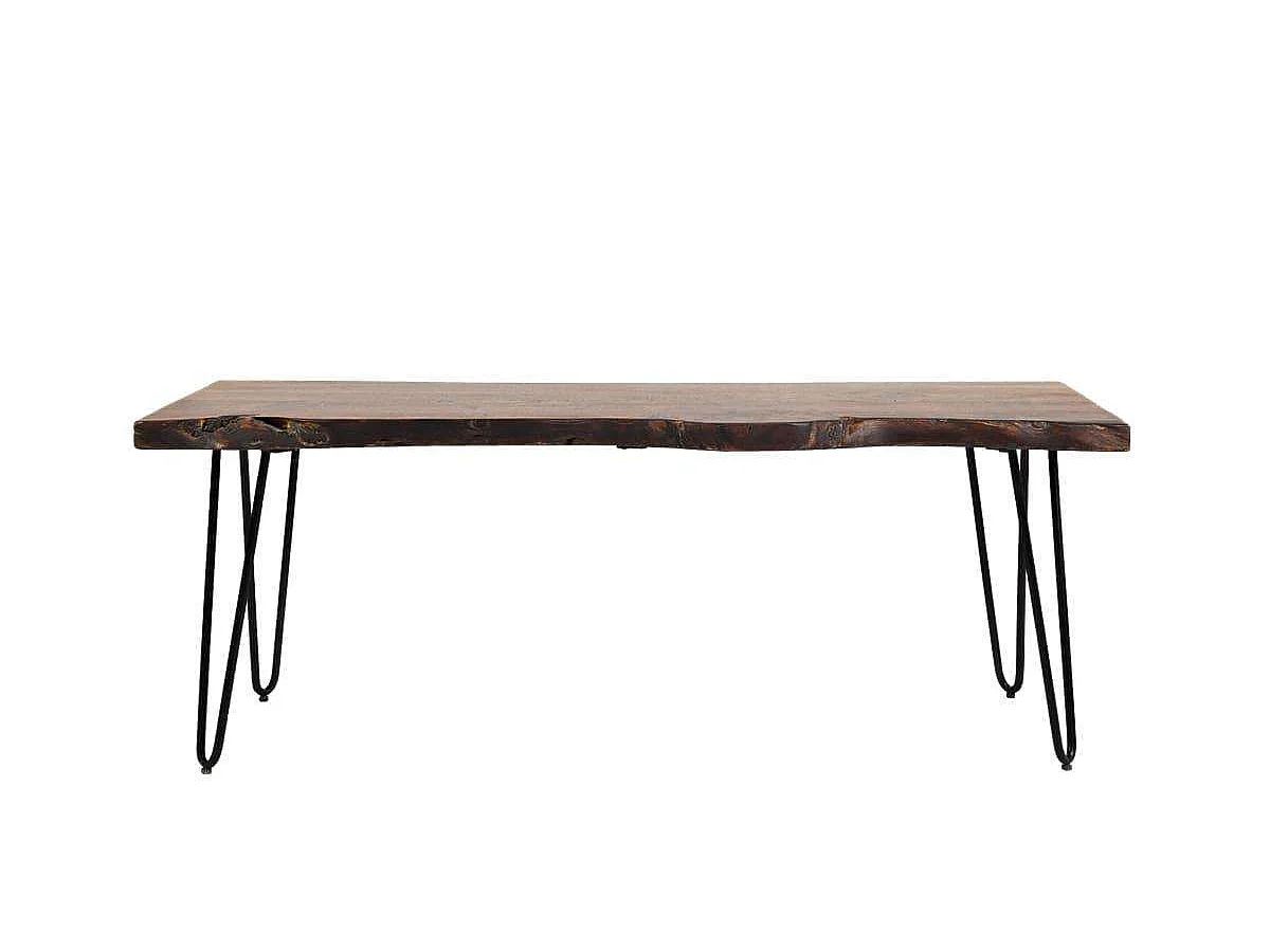 Ławka 122x46x41 cm brązowa Avola AV1781-48KD 4798510