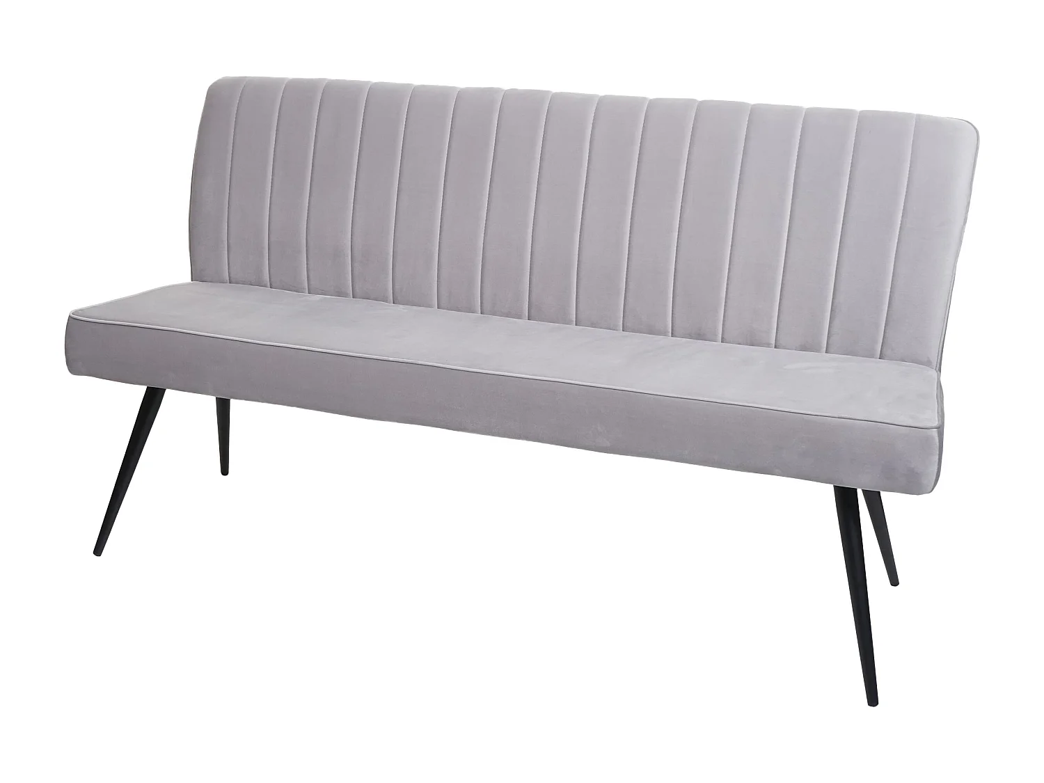 Ławka MCW-K16, 160cm jasnoszary 2157929 - obrazek 1