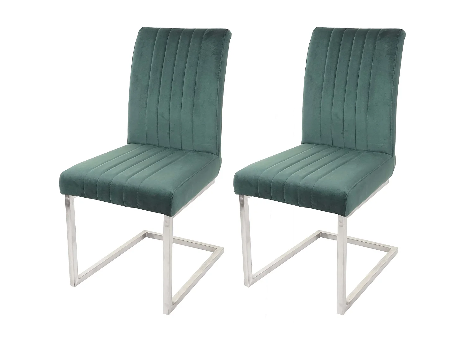 Krzesło wspornikowe MCW-L14 (zestaw 2 sztuk), zielony 4958060 - obrazek 1