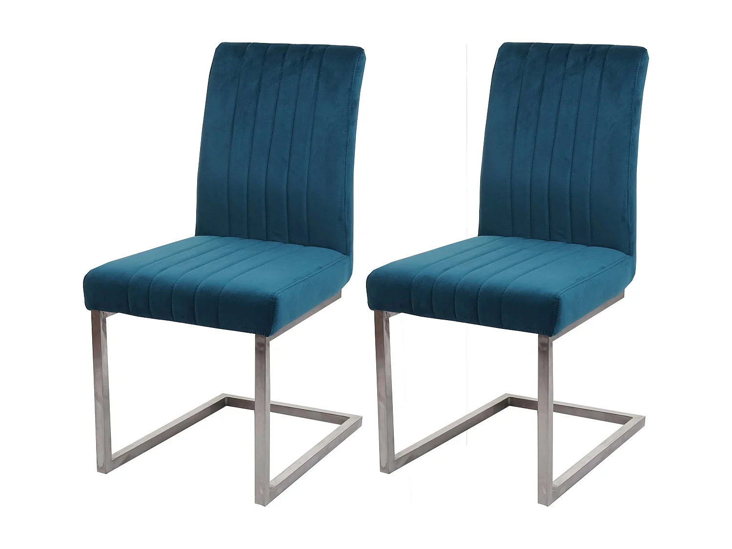 Krzesło wspornikowe MCW-L14 (zestaw 2 sztuk), turkusowo-niebieski 4958064 - obrazek 1