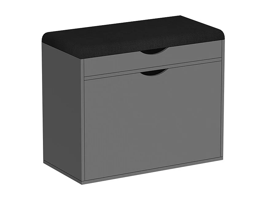 Ławka na buty antracyt 60x30x51 schufy 4779065 - obrazek 1