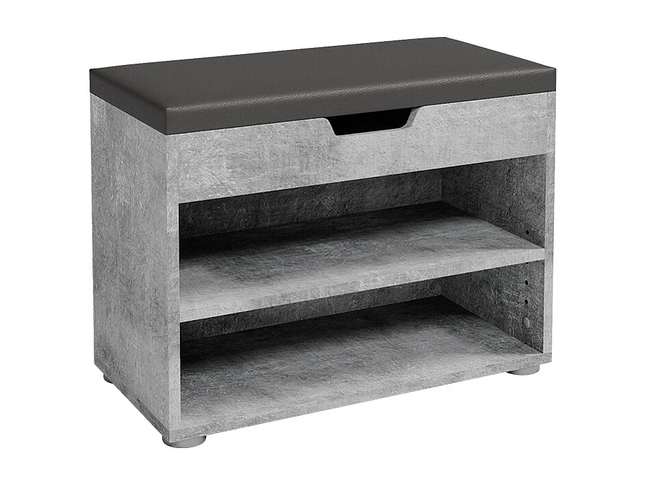 Ławka na buty beton 60x30x45 rolfe 4779115 - obrazek 1