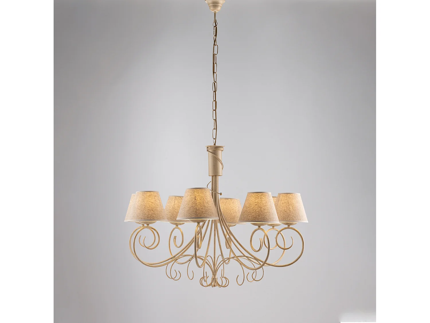 Lampa sufitowa Sasha z białego metalu i akrylu z wbudowaną diodą LED w dwóch temperaturach barwowych H.5 Ø52 BL283-PBC 4074301 - obrazek 1