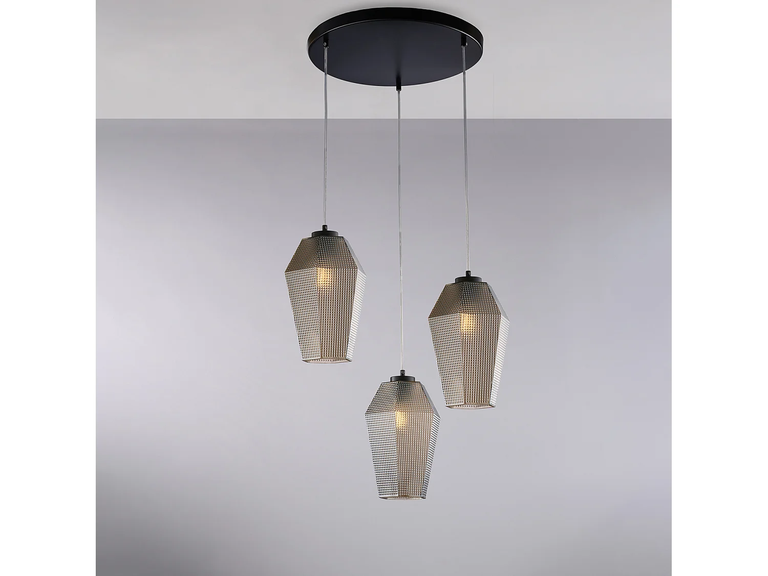 Lampa sufitowa Mikado z regulowanymi światłami z metalu i lakierowanego na biało aluminium ze zintegrowaną diodą LED 5 MAX 85 BL276-PL9-BC 4074340 - obrazek 1