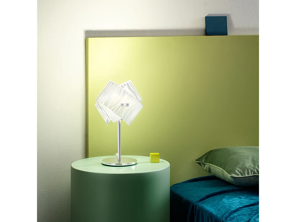 Lampy stołowe Agnese białe 1XE14 max 1X42W IP20 - Nowoczesne kinkiety LED o designie - gniazdo E14 4104935 - obrazek 1