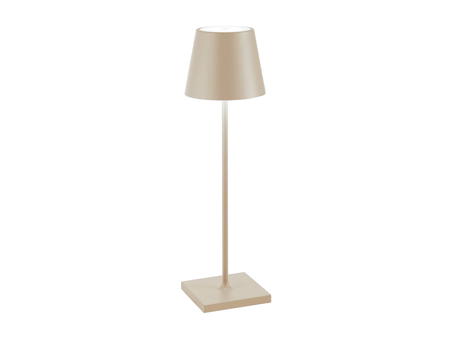 Lampa stołowa LED Poldina Pro Sand, ładowalna i ściemnialna, z czasem pracy na baterii do 12 godzin. 3037822 - obrazek 1