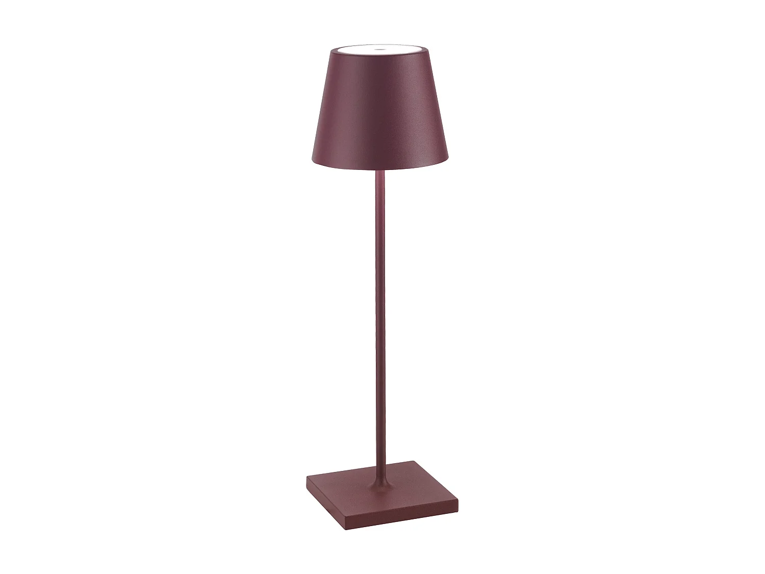 Lampa stołowa LED Poldina Pro Bordeaux, akumulatorowa i ściemnialna, z czasem pracy baterii do 12 godzin. Nadaje się do użytku na zewnątrz, stopień ochrony IP65. 3037823 - obrazek 1