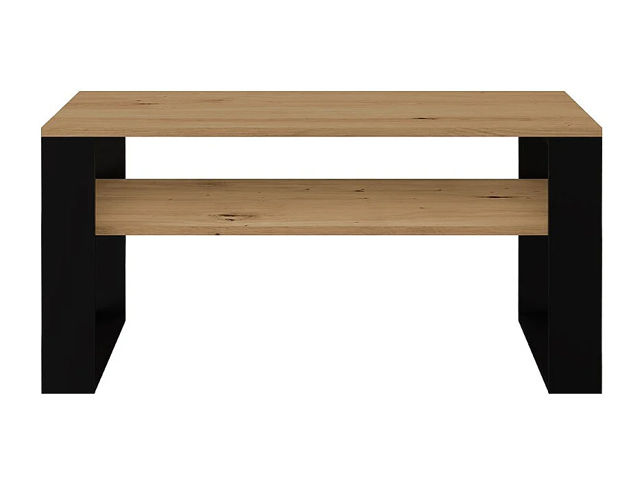 Ława Modern 1P | Stolik Kawowy Artisan Czarny | 90x58x50 | Nowoczesny Design 4025924 - obrazek 1