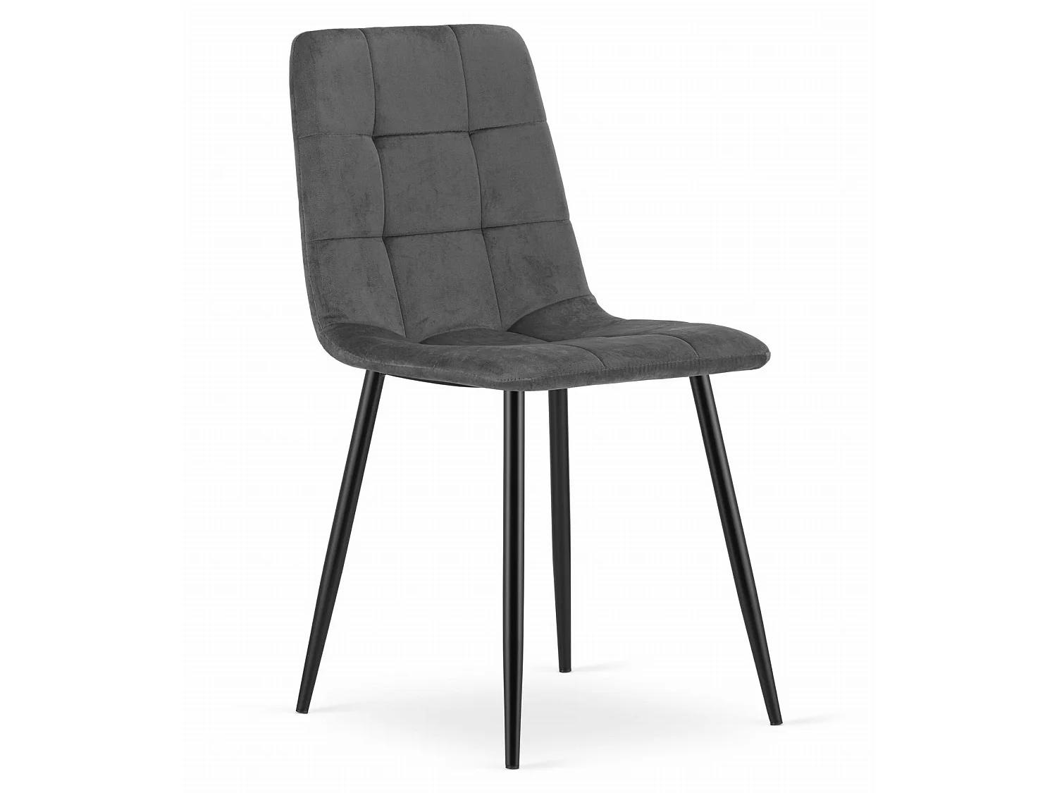 KRZESŁO Valora PYRA Ciemnoszary aksamit Nowoczesny design do salonu 4795541 - obrazek 1