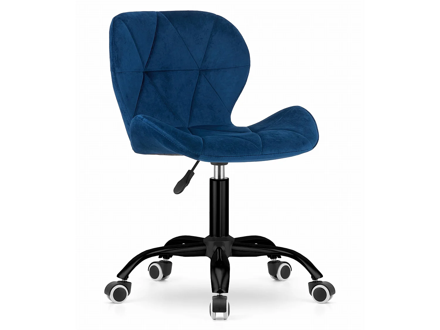 Krzesło obrotowe Valora NOTO Velvet w kolorze granatowym, ergonomiczne 4799746 - obrazek 1