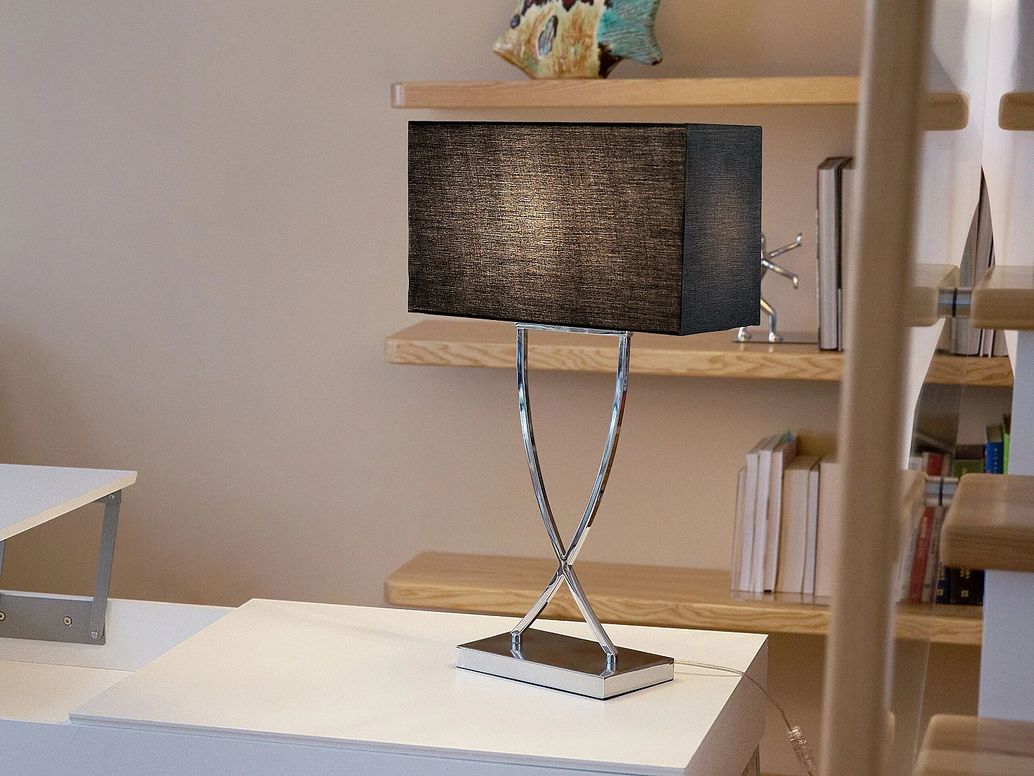 Lampa stołowa YASUNI Metal Czarny 143985 - obrazek 1